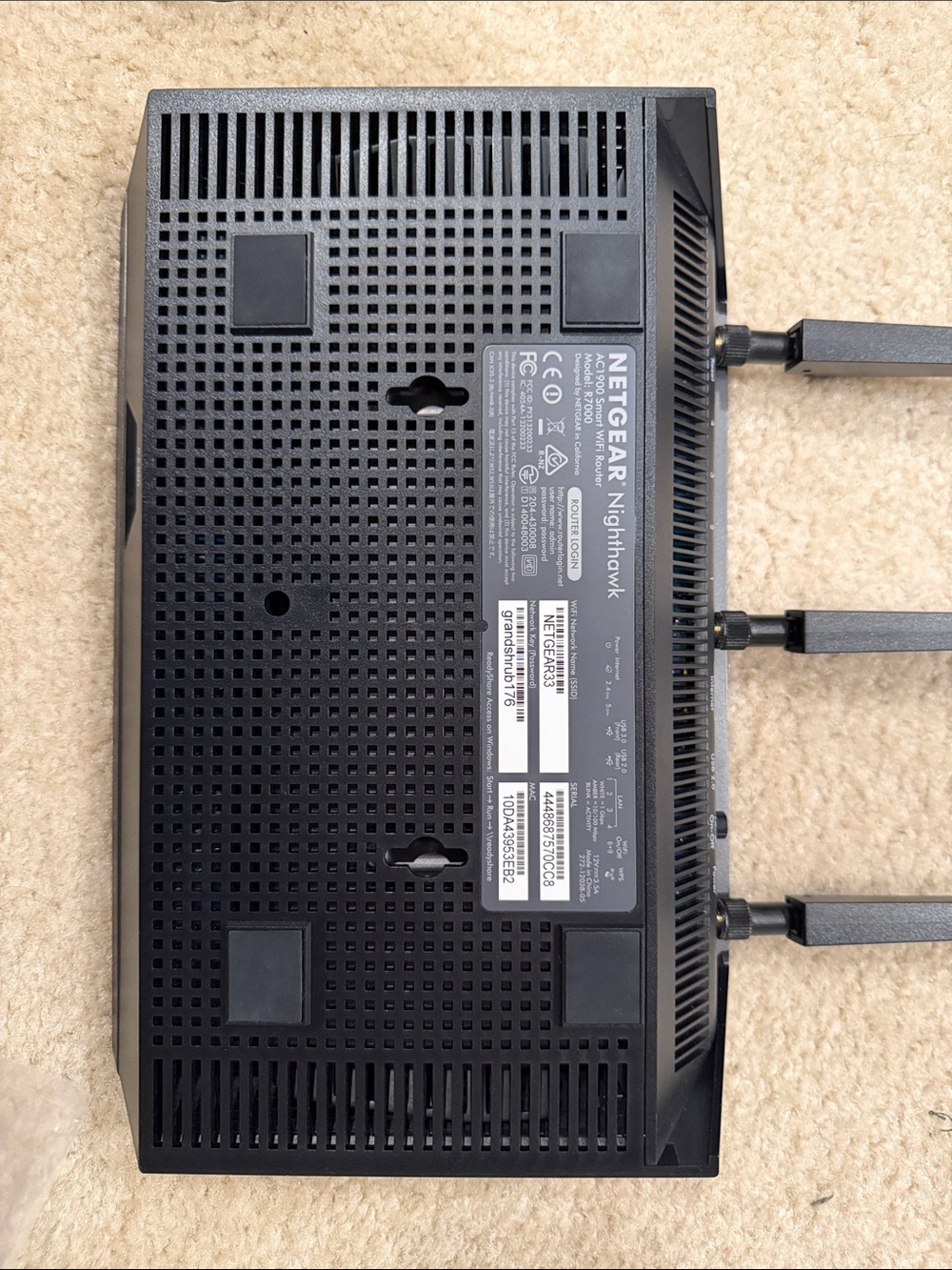 NETGEAR Nighthawk AC1900 Wireless Router with Original Packaging - Picture 4 of 10